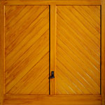 Chevron Door as supplied by Garage Door Services